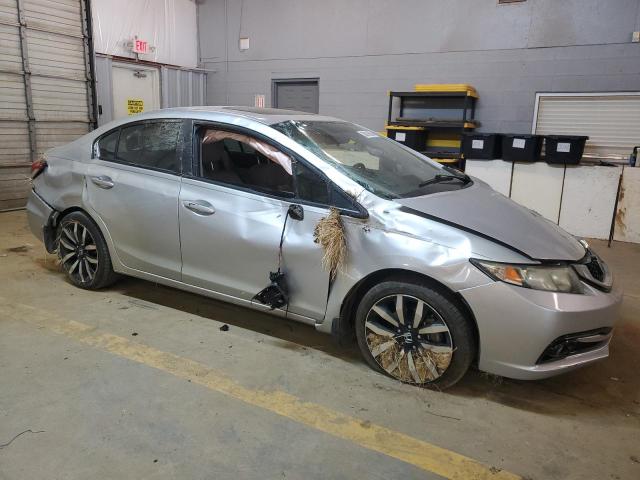 2HGFB2F96FH541209 - 2015 HONDA CIVIC EXL ვერცხლისფერი ფოტო 4