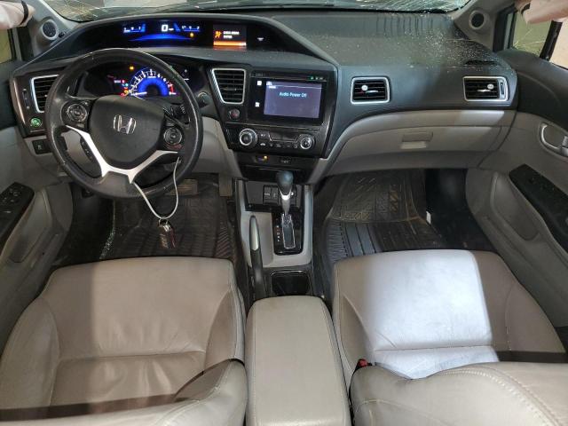 2HGFB2F96FH541209 - 2015 HONDA CIVIC EXL ვერცხლისფერი ფოტო 8