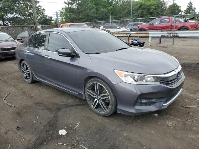 1HGCR2F65GA221271 - 2016 HONDA ACCORD SPORT GRAY photo 4