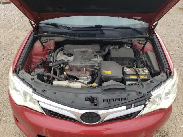 4T4BF1FK3DR275853 - 2013 TOYOTA CAMRY L RED photo 11
