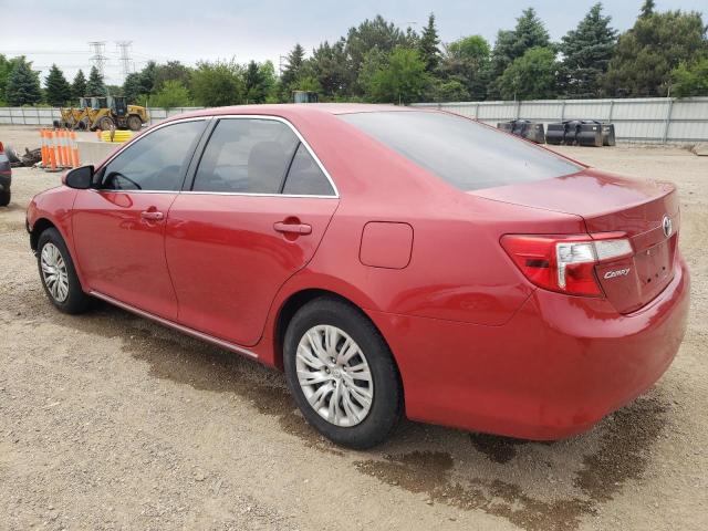 4T4BF1FK3DR275853 - 2013 TOYOTA CAMRY L RED photo 2