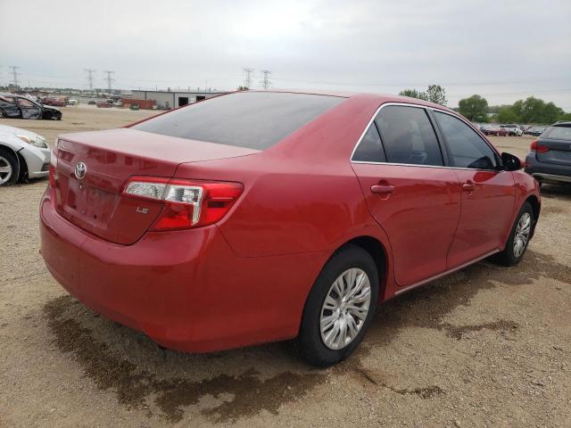 4T4BF1FK3DR275853 - 2013 TOYOTA CAMRY L RED photo 3