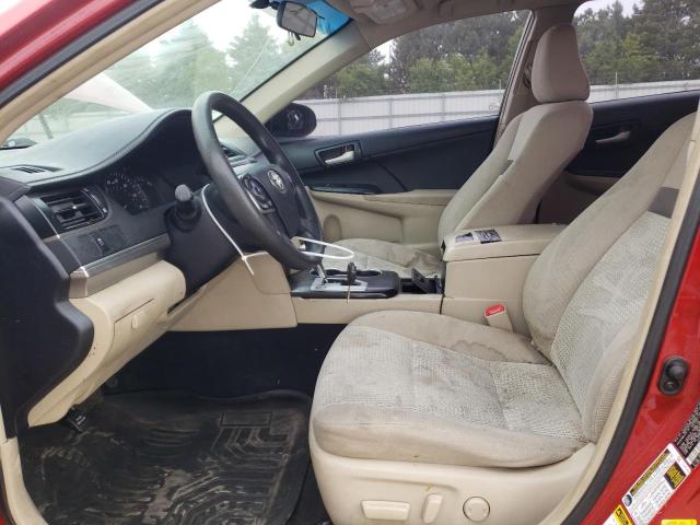 4T4BF1FK3DR275853 - 2013 TOYOTA CAMRY L RED photo 7
