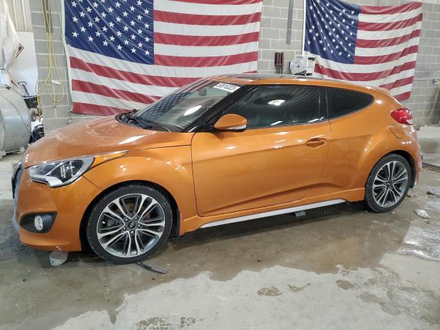 KMHTC6AE8GU279021 - 2016 HYUNDAI VELOSTER TURBO ORANGE photo 1