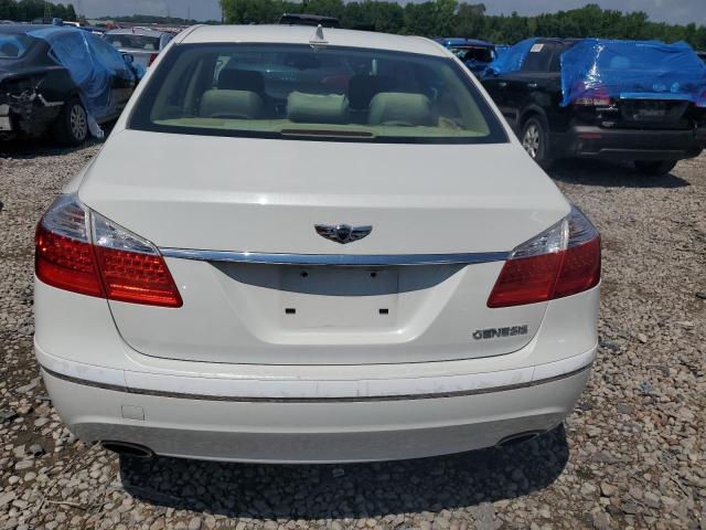 KMHGC46E99U034780 - 2009 HYUNDAI GENESIS 3.8L WHITE photo 6