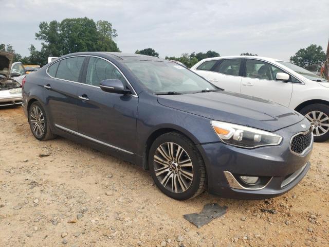 KNALN4D77E5139580 - 2014 KIA CADENZA PREMIUM BLUE photo 4