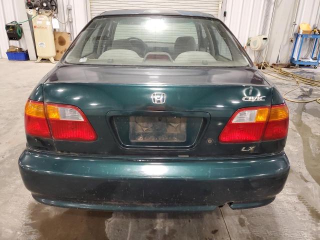 JHMEJ6676YS005874 - 2000 HONDA CIVIC LX GREEN photo 6