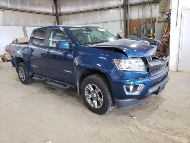 1GCGTDEN0K1121299 - 2019 CHEVROLET COLORADO Z71 BLUE photo 4