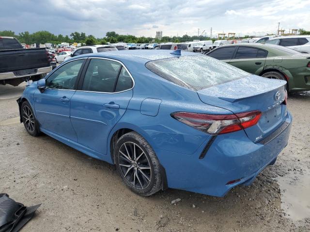 4T1G11AK1PU101550 - 2023 TOYOTA CAMRY SE NIGHT SHADE BLUE photo 2