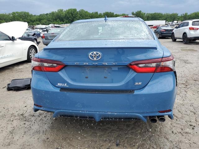 4T1G11AK1PU101550 - 2023 TOYOTA CAMRY SE NIGHT SHADE BLUE photo 6