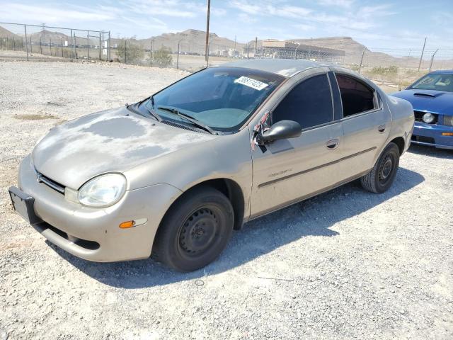 1B3ES46C0YD637985 - 2000 DODGE NEON BASE BEIGE photo 1