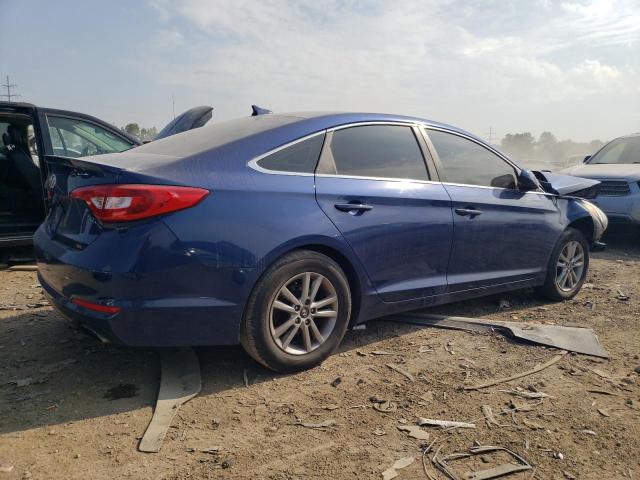 5NPE24AF1FH120590 - 2015 HYUNDAI SONATA SE BLUE photo 3