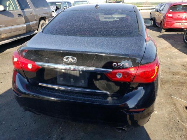 JN1BV7AP0FM348996 - 2015 INFINITI Q50 BASE BLACK photo 6