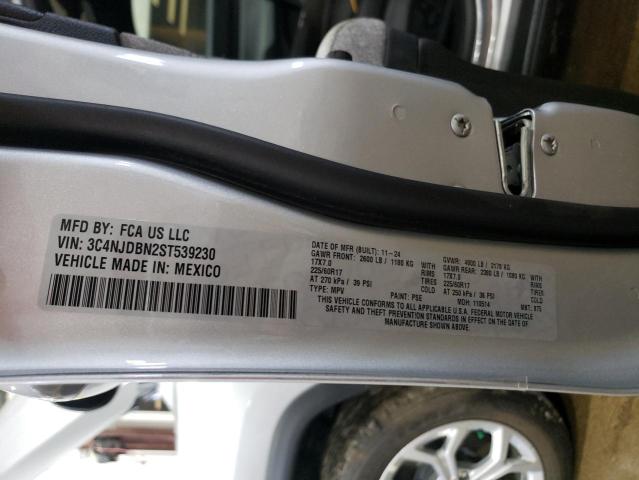 3C4NJDBN2ST539230 - 2025 JEEP COMPASS LATITUDE SILVER photo 13