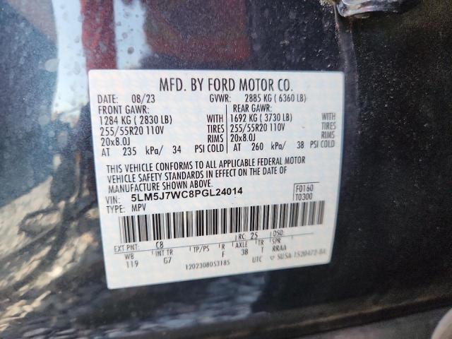 5LM5J7WC8PGL24014 - 2023 LINCOLN AVIATOR RESERVE Графитовый фото 13