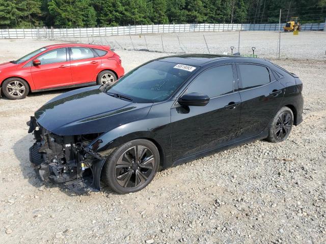 SHHFK7H70HU401252 - 2017 HONDA CIVIC EXL BLACK photo 1