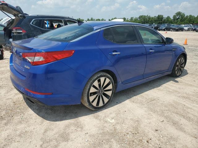 KNAGR4A67B5087431 - 2011 KIA OPTIMA SX BLUE photo 3