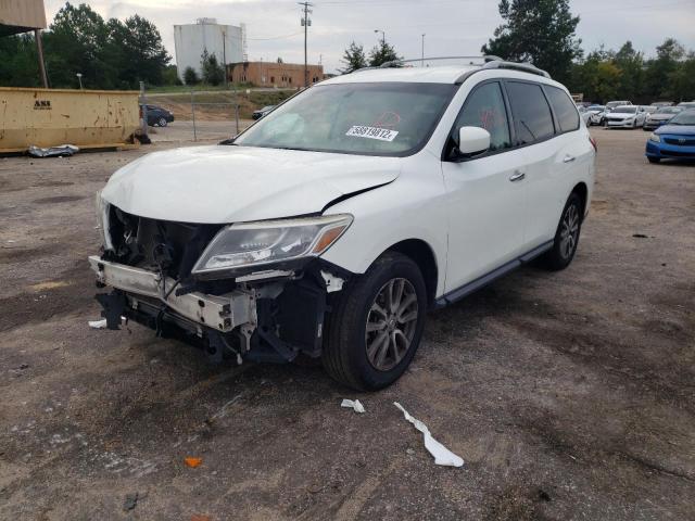 5N1AR2MN6FC649283 - 2015 NISSAN PATHFINDER S 白色 照片 2