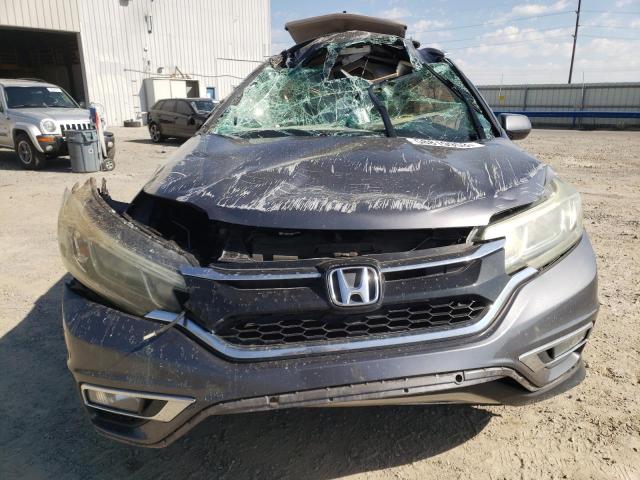 2HKRM4H74FH660087 - 2015 HONDA CR-V EXL GRAY photo 5