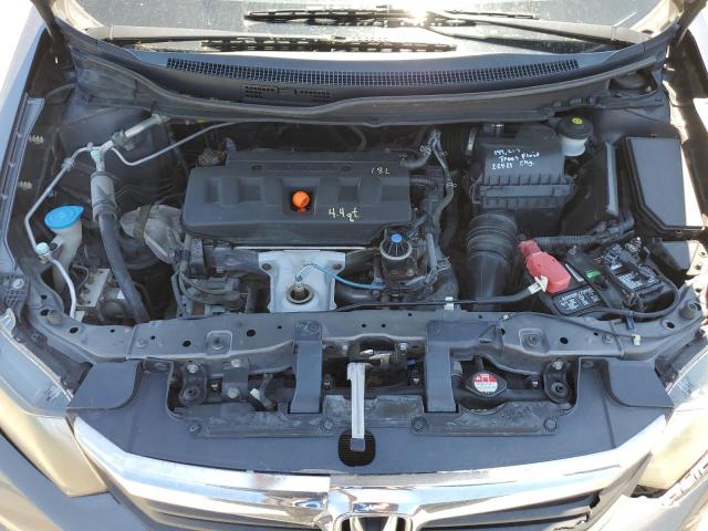 19XFB2F87CE033599 - 2012 HONDA CIVIC EX GRAY photo 11