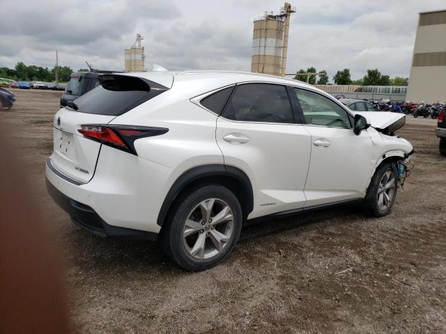 JTJBJRBZ4H2058390 - 2017 LEXUS NX 300H WHITE photo 3