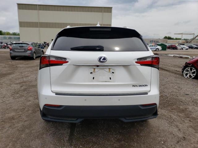 JTJBJRBZ4H2058390 - 2017 LEXUS NX 300H WHITE photo 6