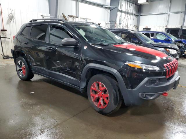 1C4PJMBS5FW587545 - 2015 JEEP CHEROKEE TRAILHAWK BLACK photo 4