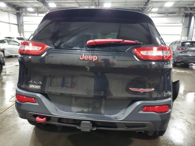 1C4PJMBS5FW587545 - 2015 JEEP CHEROKEE TRAILHAWK BLACK photo 6