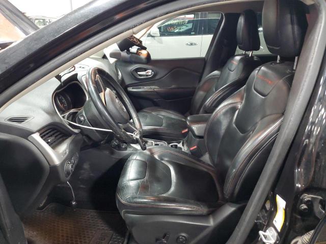 1C4PJMBS5FW587545 - 2015 JEEP CHEROKEE TRAILHAWK BLACK photo 7
