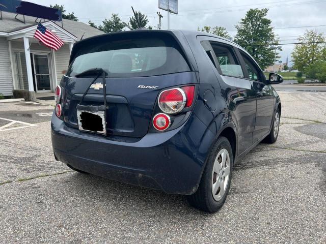 1G1JA6SG8F4141908 - 2015 CHEVROLET SONIC LS BLUE photo 4