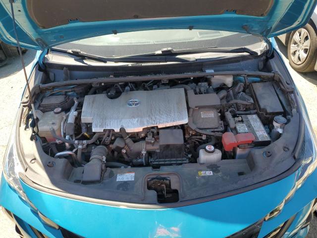 JTDKARFPXK3113048 - 2019 TOYOTA PRIUS PRIM 青绿色 照片 11