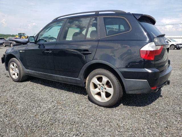 WBXPC93478WJ04375 - 2008 BMW X3 3.0SI BLACK photo 2