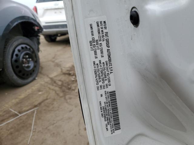 ZFBERFBT3F6195431 - 2015 RAM PROMASTER SLT WHITE photo 13