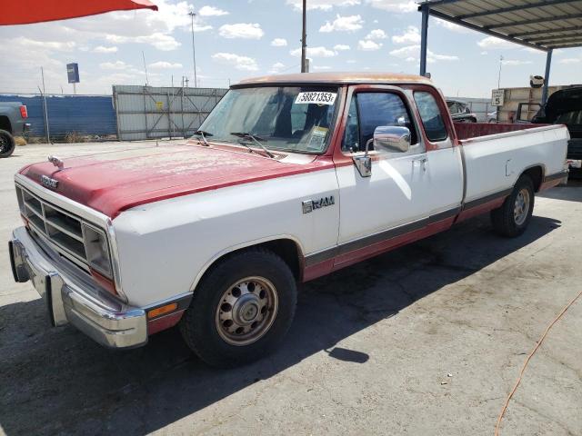 3B7GE13Y6LM045436 - 1990 DODGE D-SERIES D150 WHITE photo 1