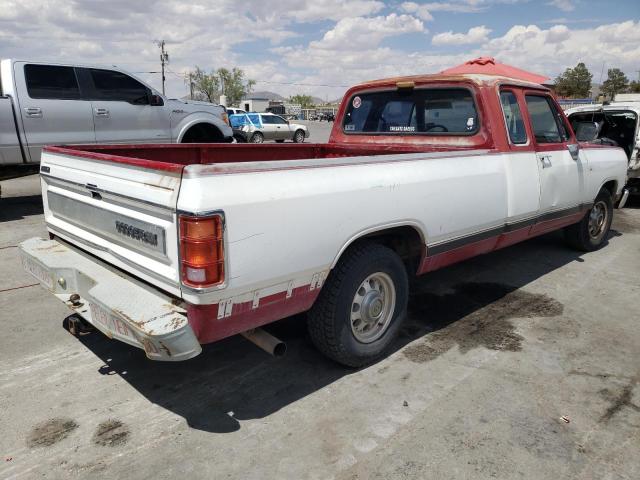 3B7GE13Y6LM045436 - 1990 DODGE D-SERIES D150 WHITE photo 3