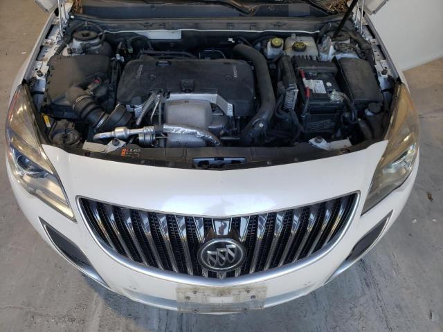 2G4GU5GX0H9149847 - 2017 BUICK REGAL GS WHITE photo 11