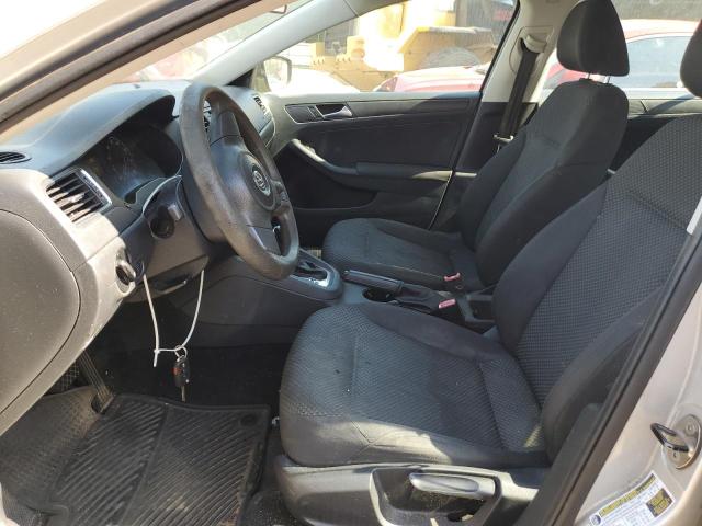 3VW2K7AJXCM314935 - 2012 VOLKSWAGEN JETTA BASE فضي صورة 7