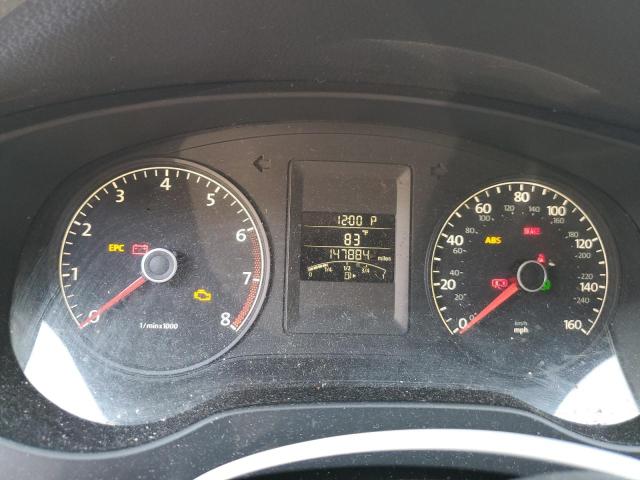 3VW2K7AJXCM314935 - 2012 VOLKSWAGEN JETTA BASE فضي صورة 9
