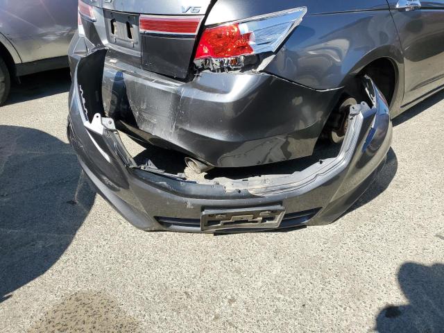 1HGCP3F8XBA032444 - 2011 HONDA ACCORD EXL GRAY photo 12