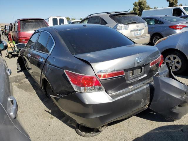 1HGCP3F8XBA032444 - 2011 HONDA ACCORD EXL GRAY photo 2