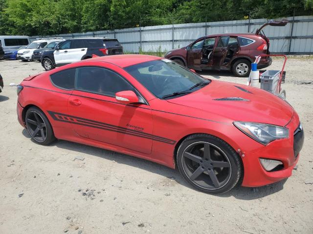 KMHHT6KJXFU125653 - 2015 HYUNDAI GENESIS CO 3.8L RED photo 4