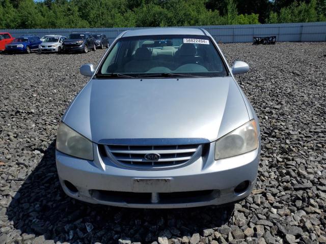 KNAFE121645044047 - 2004 KIA SPECTRA LX SILVER photo 5