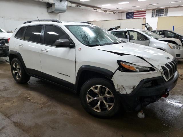 1C4PJMBS3EW121840 - 2014 JEEP CHEROKEE TRAILHAWK WHITE photo 4