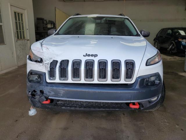 1C4PJMBS3EW121840 - 2014 JEEP CHEROKEE TRAILHAWK WHITE photo 5