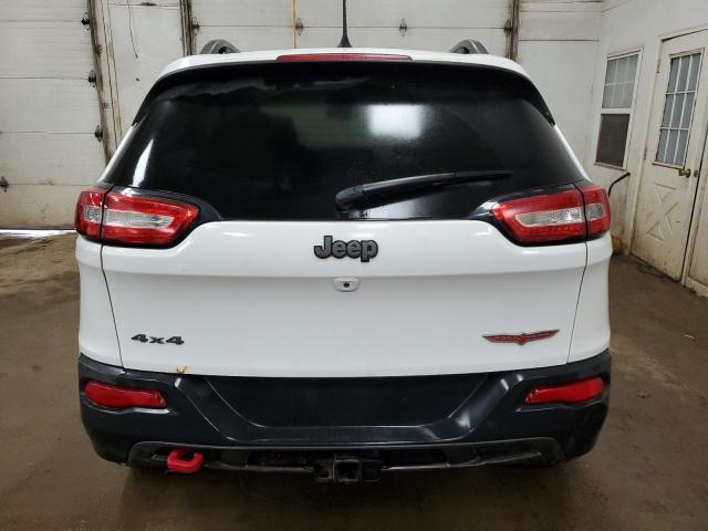 1C4PJMBS3EW121840 - 2014 JEEP CHEROKEE TRAILHAWK WHITE photo 6