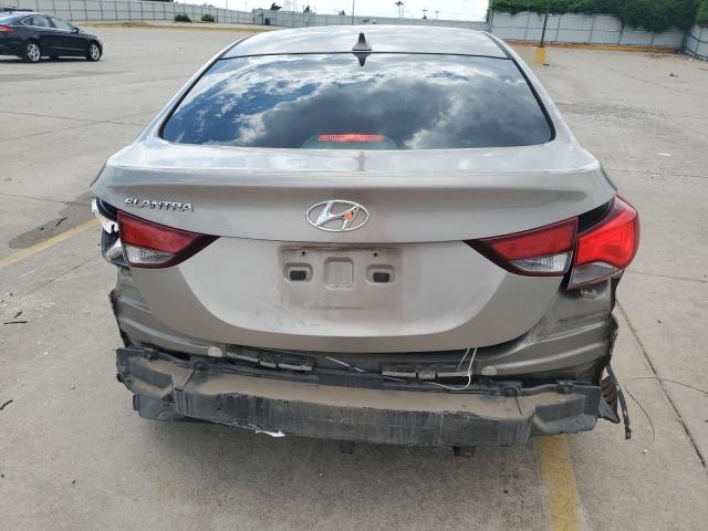 5NPDH4AE3EH514009 - 2014 HYUNDAI ELANTRA SE BROWN photo 6