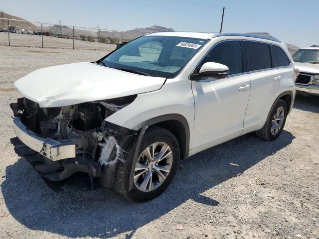 5TDKKRFH9FS097435 - 2015 TOYOTA HIGHLANDER XLE Սպիտակ լուսանկար 1
