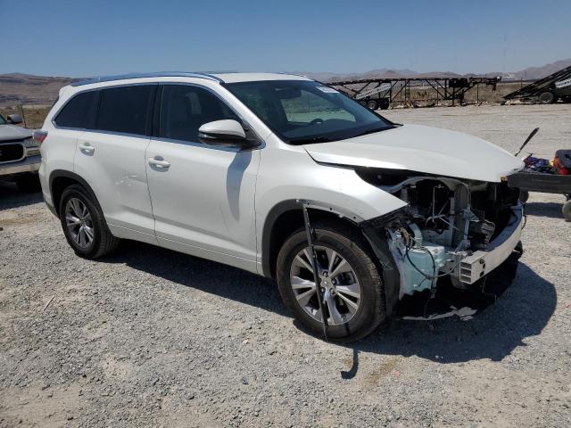 5TDKKRFH9FS097435 - 2015 TOYOTA HIGHLANDER XLE Սպիտակ լուսանկար 4