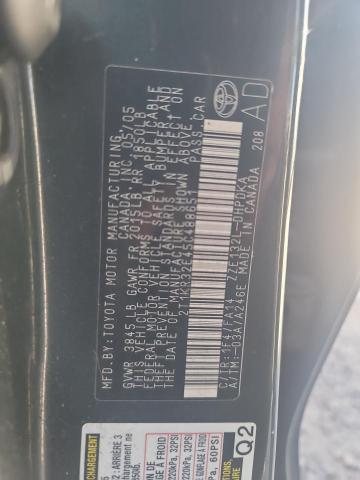 2T1KR32E45C488651 - 2005 TOYOTA COROLLA MA XR BLACK photo 13