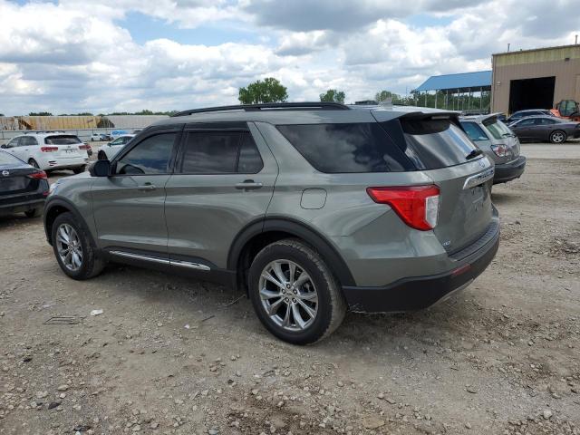 1FMSK8DH1LGB09737 - 2020 FORD EXPLORER XLT 绿色 照片 2